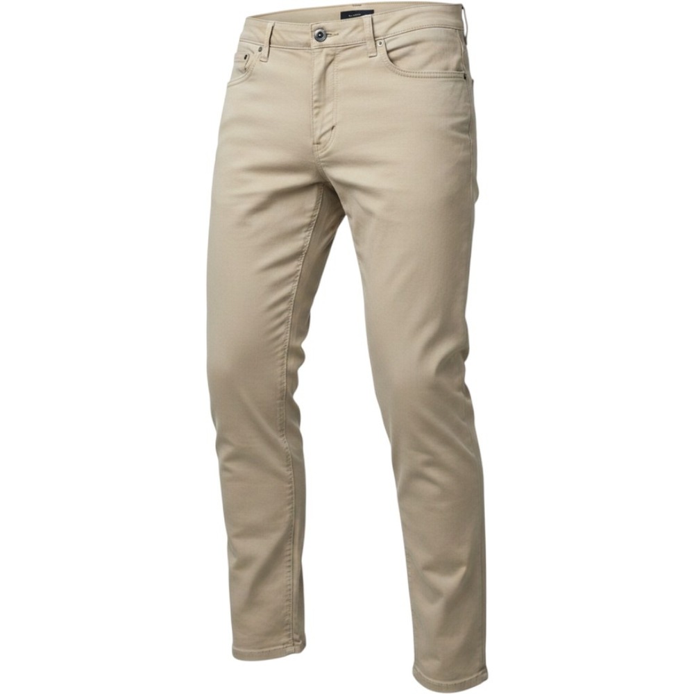 Lululemon ABC Pant Slim Straight Warpstreme Khaki Tan Mens 37x32 Casual Chino